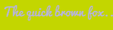 Image with Font Color B5B4E0 and Background Color C3D600